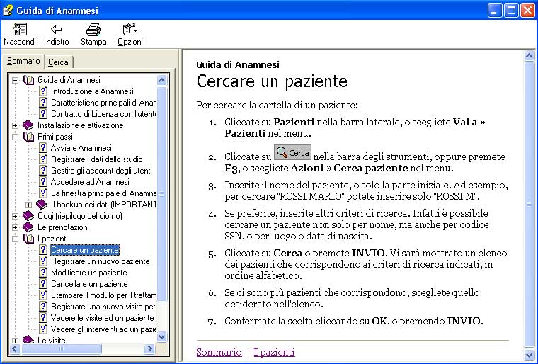 Guida all'uso elettronica completa e contestuale