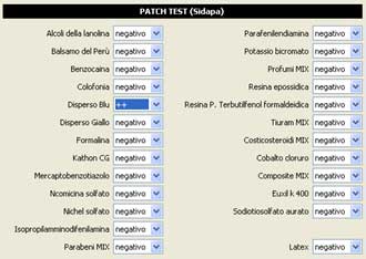 Test epicutanei (patch test)