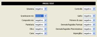 Test allergometrici (prick test)